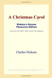 book A Christmas Carol (Webster's Korean Thesaurus Edition)