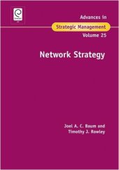 book Network Strategy (Advances in Strategic Management)