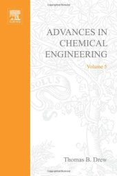 book Advances in Chemical Engineering