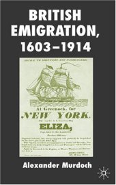 book British Emigration, 1603-1914