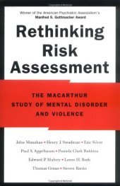 book Rethinking Risk Assessment: The MacArthur Study of Mental Disorder and Violence