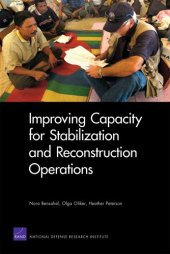 book Improving Capacity for Stabilization and Reconstruction Operations