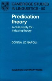 book Predication Theory: A Case Study for Indexing Theory