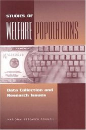 book Studies of Welfare Populations: Data Collection and Research Issues