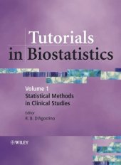 book Tutorials in Biostatistics, Statistical Methods in Clinical Studies (Volume 1)