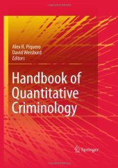 book Handbook of Quantitative Criminology