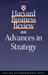 book Harvard Business Review on Advances in Strategy