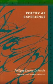 book Poetry as Experience (Meridian: Crossing Aesthetics)