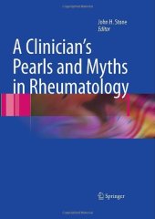 book A Clinician's Pearls and Myths in Rheumatology