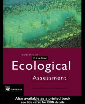 book Guidelines for Baseline Ecological Assessment