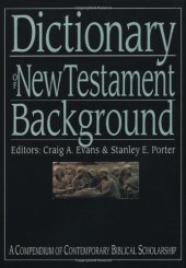 book Dictionary of New Testament Background (The IVP Bible Dictionary Series)