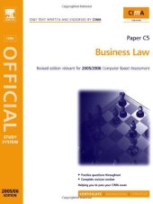 book CIMA Study Systems 2006: Business Law (CIMA Study System Series-Certificate Level)