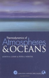 book Thermodynamics of Atmospheres and Oceans