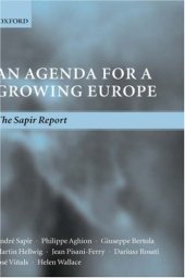 book An Agenda for a Growing Europe: The Sapir Report