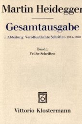 book Frühe Schriften (1912-1916)