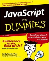 book JavaScript for Dummies, 4th Edition