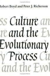 book Culture and the Evolutionary Process