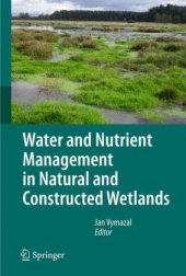 book Water and Nutrient Management in Natural and Constructed Wetlands