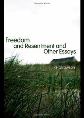 book Freedom and Resentment and Other Essays