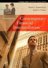 book Contemporary Financial Intermediation, Second Edition (Academic Press Advanced Finance)