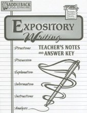 book Expository Teacher Notes (Writing 4 Series)