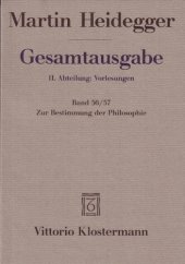 book Zur Bestimmung der Philosophie