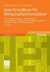 book Java-Grundkurs fur Wirtschaftsinformatiker, 2. Auflage