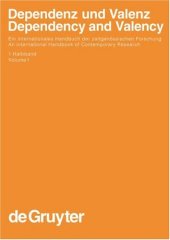 book Dependenz Und Valenz   Dependency and Valency: Ein internationales Handbuch der zeitgenossischen Forschung   An International Handbook of Contemporary Research (Handbucher zur Sprach- und Kommunikationswissenschaft. Band 25.1)