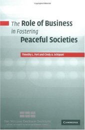 book The Role of Business in Fostering Peaceful Societies