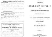 book Paulys Realencyclopadie der classischen Altertumswissenschaft: neue Bearbeitung, Bd.6 1 : Ephoros - Eutychos: Bd VI, Hbd VI,1