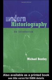 book Modern Historiography: An Introduction