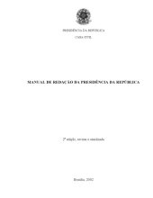 book Manual de redacao da Presidencia da Republica