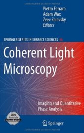 book Coherent Light Microscopy: Imaging and Quantitative Phase Analysis