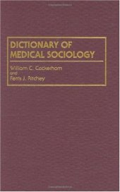 book Dictionary of Medical Sociology