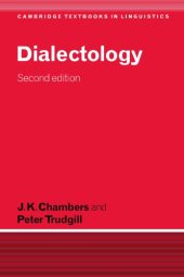 book Dialectology (Cambridge Textbooks in Linguistics)