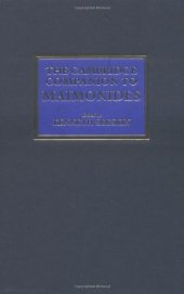 book The Cambridge Companion to Maimonides (Cambridge Companions to Philosophy)