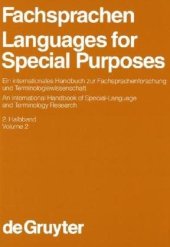 book Fachsprachen Languages for Special Purposes: Ein Internationales Handbuch zur Fachsprachenforschung und Terminologiewissenchaft An International Handbook of Special-Language and Terminology Research, Band 2 Vol. 2 (Handbücher zur Sprach- und Kommunikatio