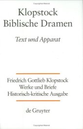 book Werke und Briefe: Historisch-Kritische Ausgabe, Band 5: Biblische Dramen