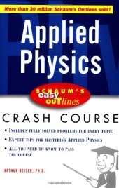 book Schaum's Easy Outlines: Applied Physics