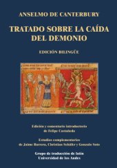 book Anselmo de Canterbury. Tratado sobre la caida del demonio  Latin   Spanish