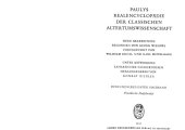 book Paulys Realencyclopadie der classischen Altertumswissenschaft: neue Bearbeitung, Bd.23 1 : Priscilla - Psalychiadai: BD XXIII, Hbd XXIII,1