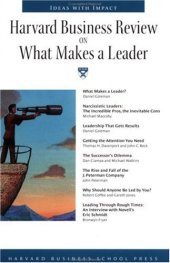 book Harvard Business Review on What Makes a Leader