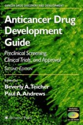 book Anticancer Drug Development Guide (Cancer Drug Discovery and Development)