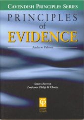 book Principles of Australian Evidence