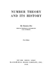 book Number Theory and Its History