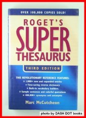 book Roget's Super Thesaurus, 3rd Edition