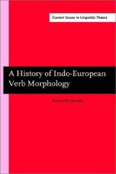 book A History of Indo-European Verb Morphology