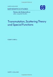 book Transmutation, Scattering Theory and Special Functions