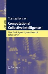 book Transactions on Computational Collective Intelligence I