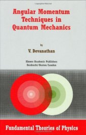 book Angular Momentum Techniques in Quantum Mechanics